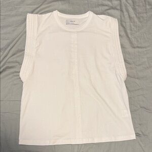 Adidas Women's White Muscle Tee